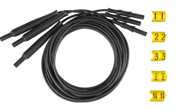 Metrel Messleitung mit Sicherung 2 m, 3 Stück, S 2141, 20993537