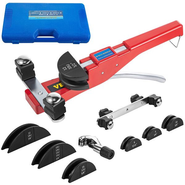VEVOR Rohrbieger, 7 Matrizen 1/4-7/8 Zoll 6-22 mm Ratschen-Rohrbiegegerät-Set, 90°-Handrohrbieger, SDWGJZTWGQ0000001V0