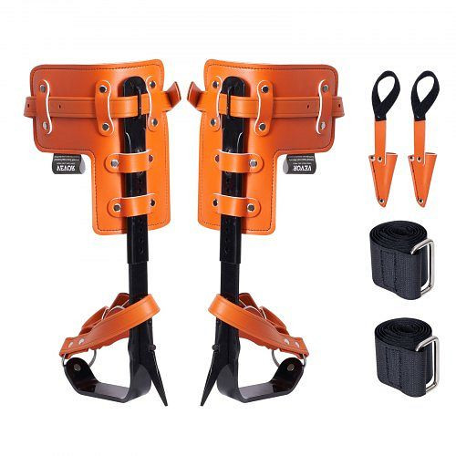 VEVOR Steigeisen Baumsteigeisen Baumklettern Kletter Set Orange 335,28-431,8mm, PSZZPZCDPKPZFPC7YV0