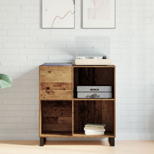 vidaXL Record Cabinet Artisan Oak 84,5x38x89 cm Holzwerkstoff, 862915