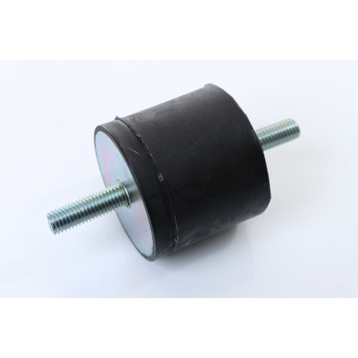 ELMAG Gummipuffer beidseitig mit Gewinde, Ø 70 x H: 60 mm, AG M 12, 11849