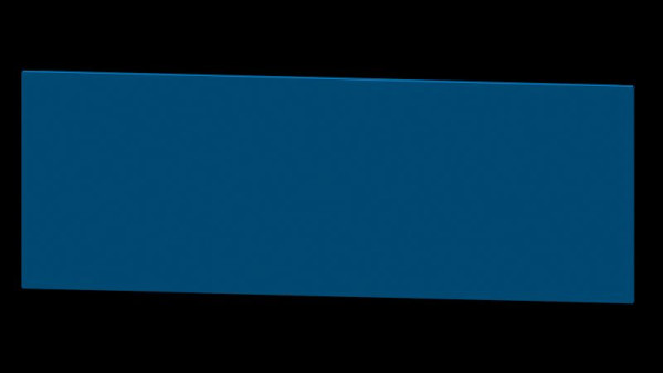 ANKE Werkbänke Blende Systemaufbau, 1170 x 400 mm (AM 1211), RAL 5010, 961.007