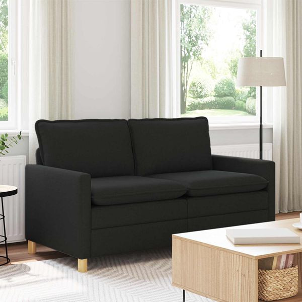 vidaXL Sofa Schwarz 156 x 81 x 87,5 cm Stoff, 42028833