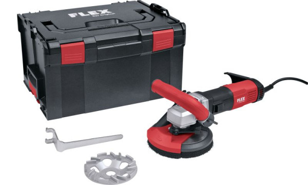 FLEX Kompakter Sanierungsschleifer für randnahes, staubfreies Schleifen, 125 mm LD 16-8 125 R, Kit TH-Jet, 504947