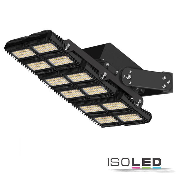 ISOLED LED Flutlicht 1.350W, 130x40° asymmetrisch, variabel, 1-10V dimmbar, neutralweiß, IP66, 114629
