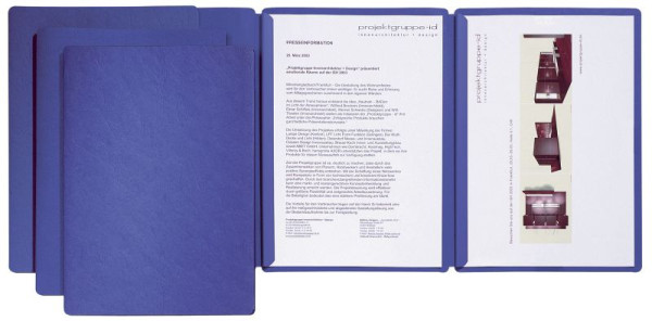 PAGNA Präsentationsmappe Sprint - blau, 22003-02, 4013951000919