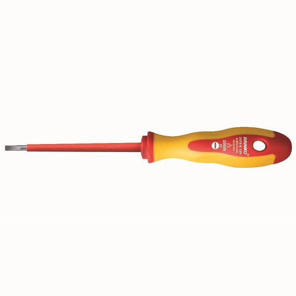 BRINKO Schraubendreher 1000 V, 4,0 x 101, 2073-8/100, 4024184207327