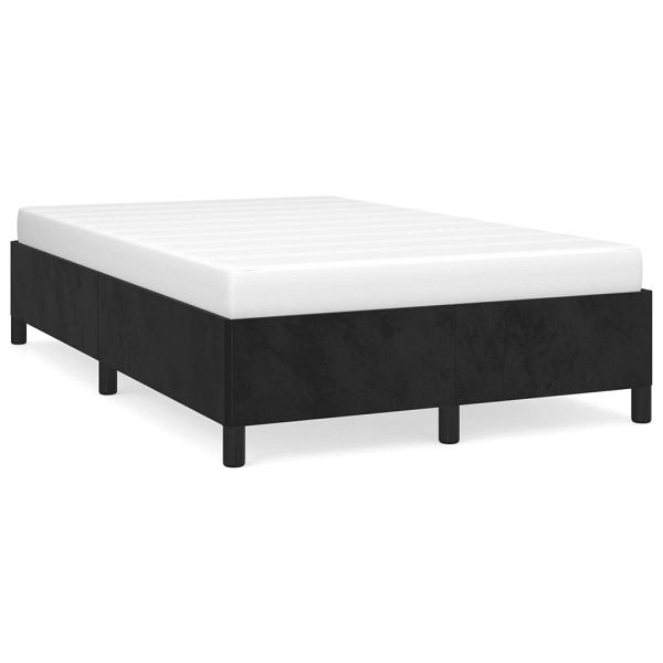 vidaXL Bettgestell Schwarz 120x190 cm Samt, 379530, 8721012458970