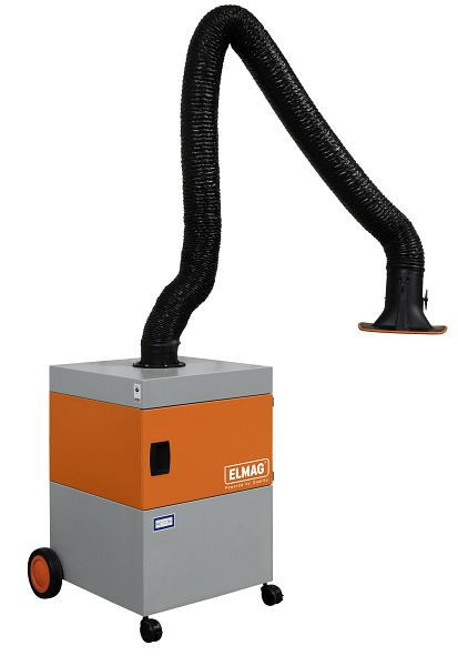 ELMAG Absauganlage, fahrbar, Profi-Master, Absaugarm Ø 150mm/2m in Schlauchausführung, Absauglänge mit Arm max. 1.100 m³/h 1,1 kW 3x400 V, 58602