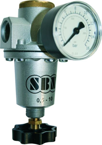 SBN Druckregler 3/8", 16 bar, rücksteuerbar für Druckregulierung, 10030