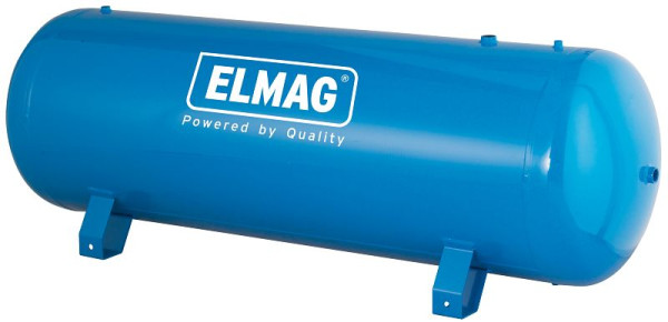 ELMAG Druckluftkessel liegend, 11 bar, EURO L 500 CE, inklusive Manometer und Sicherheitsventil, 10153