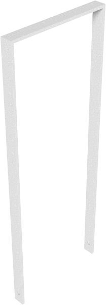 Schake Anlehnbügel aus Flachstahl 50 x 12 mm, ohne Querholm, Gesamtbreite: 450 mm, feuerverzinkt, 450_045