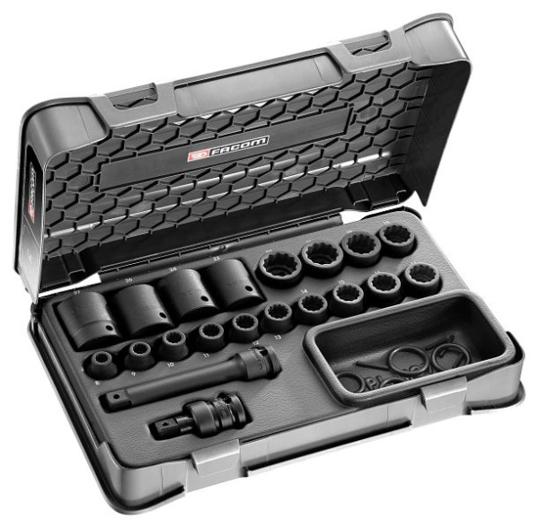 Facom IMPACT-Steckschlüssel 1/2", Set 20-teilig, NSD.500A