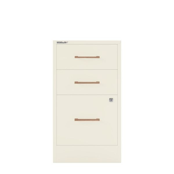 Bisley Home Filer, 2 Universal-, 1 HR-Schublade, Eichengriff, 696 verkehrsweiß, PFA3OH696