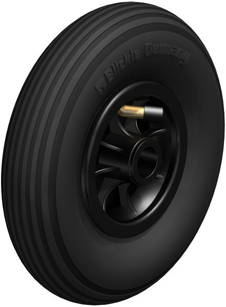 Blickle PK 200/20-60G Rad, Luftreifen, Schwarz, 40642