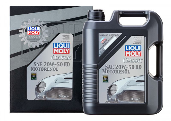 LIQUI MOLY Classic Motorenöl SAE 20W-50 HD, VE: 4 Stück à 5 Liter, 1129