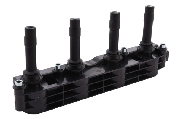 HELLA Zündspule, 12V, 6-polig, Blockzündspule, geschraubt, 5DA 358 000-871