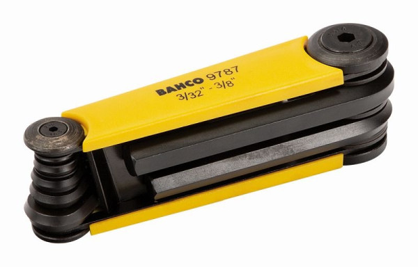 Bahco Winkelschraubendreher-Satz, 6kant, 7-teilig, brüniert, BE-9787