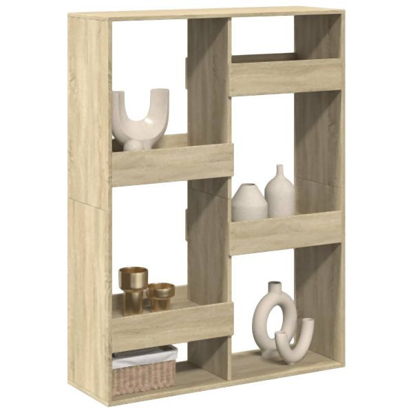 vidaXL Raumteiler Sonoma-Eiche 100x33x135 cm Holzwerkstoff, 3309557