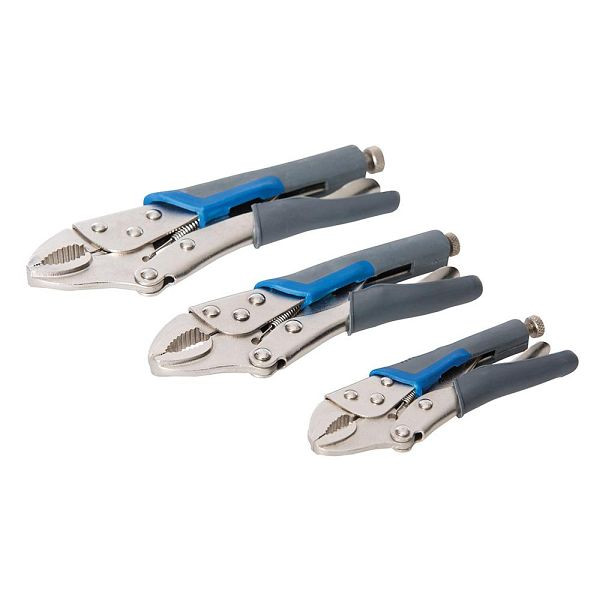 Silverline Gripzangen mit Weichgriff, 3-tlg. Satz, 3-tlg, 675268