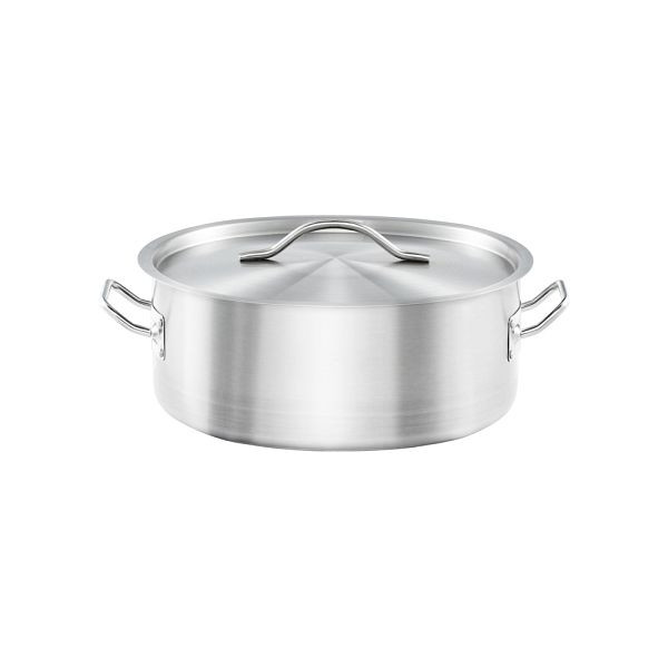 Stalgast Kochtopf mit Deckel, Serie ONSET, Ø 240 mm, Höhe 80 mm, 3,6 L, KG2402240