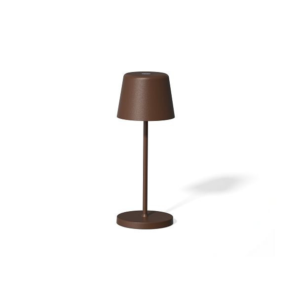 WAS LED Tischleuchte YUYU ALEX, Höhe 20,8 cm, Ø 7,6 cm, corten matt, 4191200