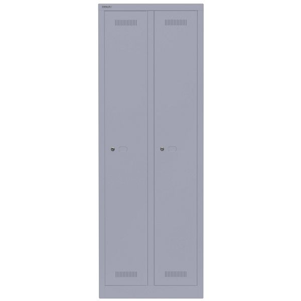 Bisley Garderobenschrank Monobloc™, 2 Abteile je 1 Fach, 656 lilac, ML06D1656
