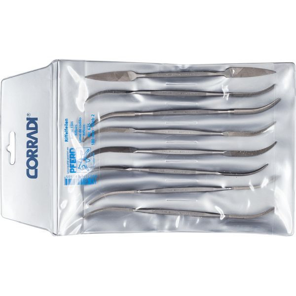 Pferd CORRADI-Riffelfeilen/-raspel-Set 625 180 H2, 19506254