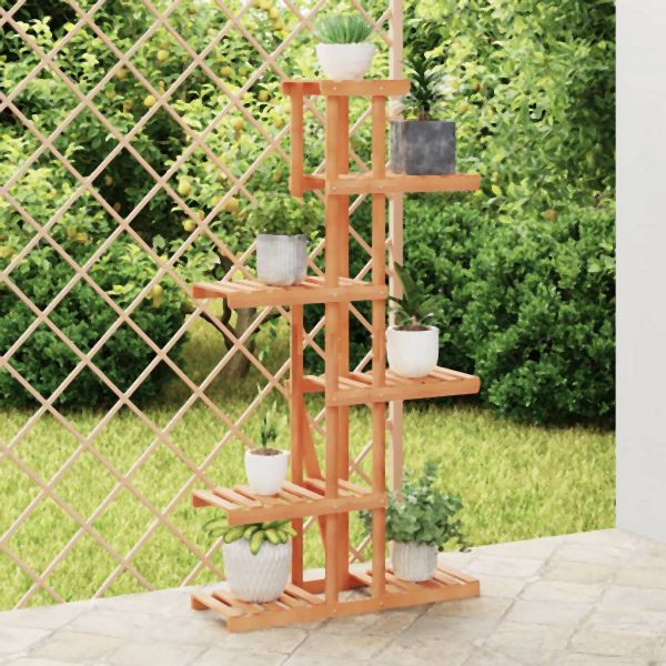 vidaXL Blumenständer 75x25x140,5 cm Massivholz Tanne, 362866