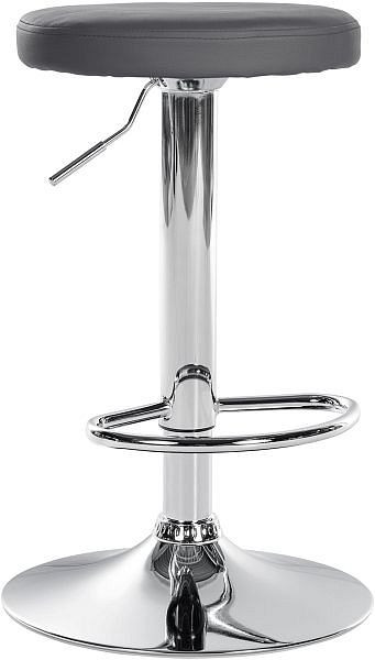 CLP Barhocker Ponte Kunstleder chrom, grau, 322054