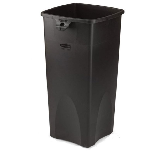 Stein HGS Abfalleimer -Untouchable- Rubbermaid, blau mit Recycling-Logo, 12544