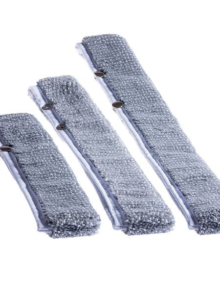 Floorstar Fenster-Einwascher-Bezug Microfaser, grau 25 cm, EWB 25 X, 160-130-00-015