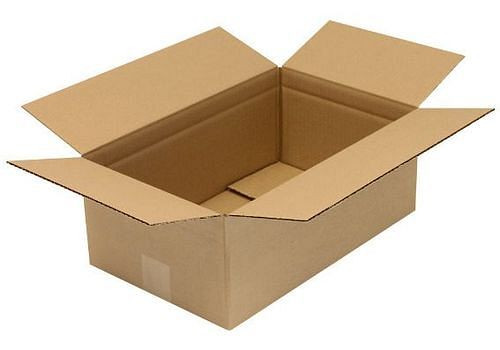 TransPak Wellpapp-Faltkarton 1-wellig, Innenmaß 400 x 250 x 150 mm, Qualität 1.30C, VE: 25 Stück, 299273