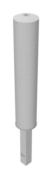 Schake Stahlrohrpoller Ø 193 x 3,6 mm herausnehmbar, mit Dreikantverschluss feuerverzinkt, 40191F