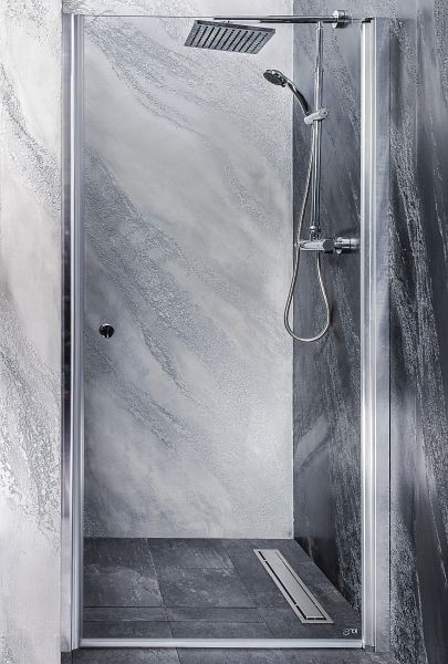 Sanotechnik Schwenktür für DK85-87x195cm L/R, SANOFLEX chrom, MD90