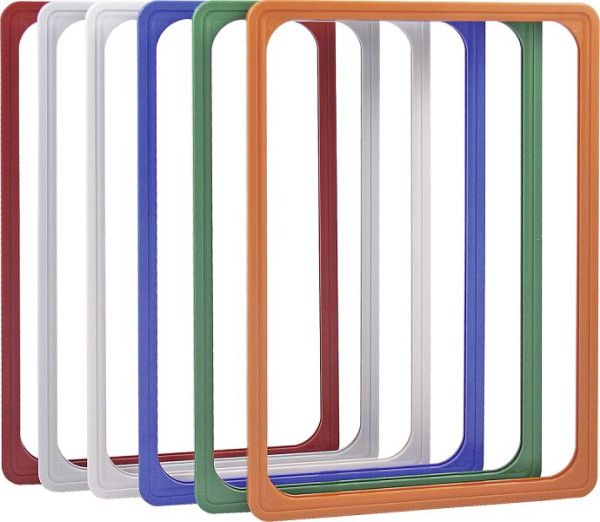 Moedel Kunststoffrahmen DIN A4 rot, Kunststoff, 210x297 mm, 55518