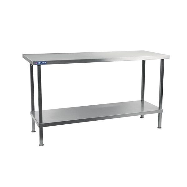 Holmes Edelstahl Mitteltisch ohne Aufkantung 700(D)mm, DR058