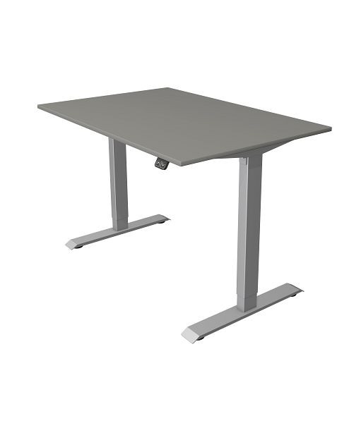 Kerkmann Kompakttisch B 1200 x T 800 mm, elektrisch höhenverstellbar von 740-1230 mm, Grafit, (Montage), 10226812-1