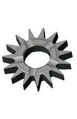FLEX HM Fräsräder, spitz FR-S HM VE12, VE: 12 Stück, 366501