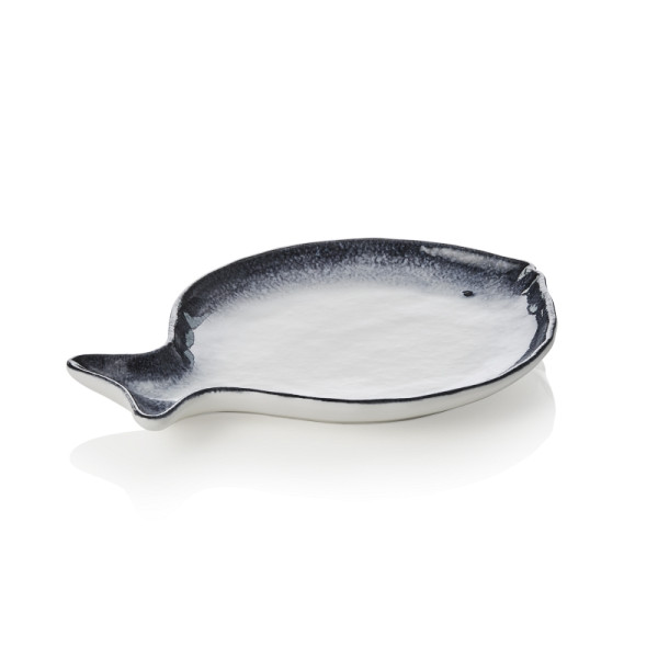 WAS Fischteller Set, 21 x 16 x 2 cm, VE: 6 Stück, Porzellan, 4852021