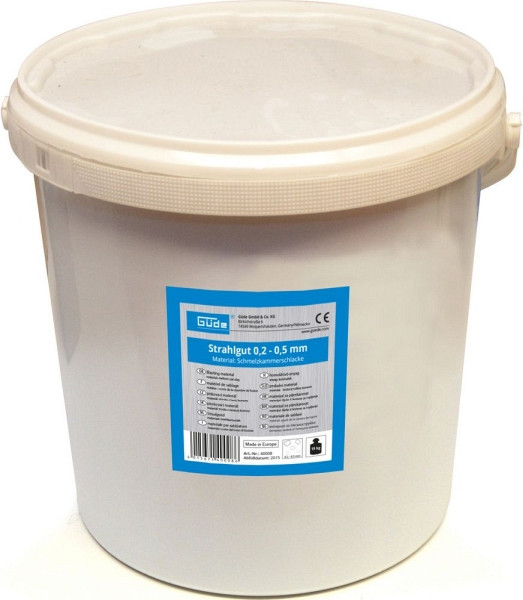Güde Strahlgut 0,2-0,5 mm, 15 kg, Körnung: 0,2 - 0,5 K, 40008, 4015671400086