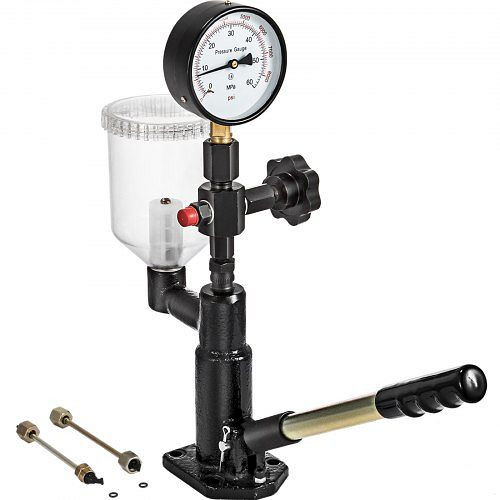 VEVOR Diesel Einspritzdüsen Tester Abdrückgerät Injektor Manometer 600 Bar, CYJPYZJYQ00000001V0