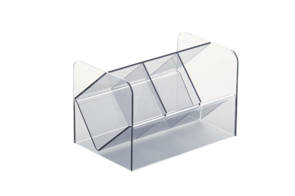 Schneider Löffelhalter mit 3 quadratischen Löffelboxen, Acrylglas, transparent, 224 x 150 x 150 mm, 172300