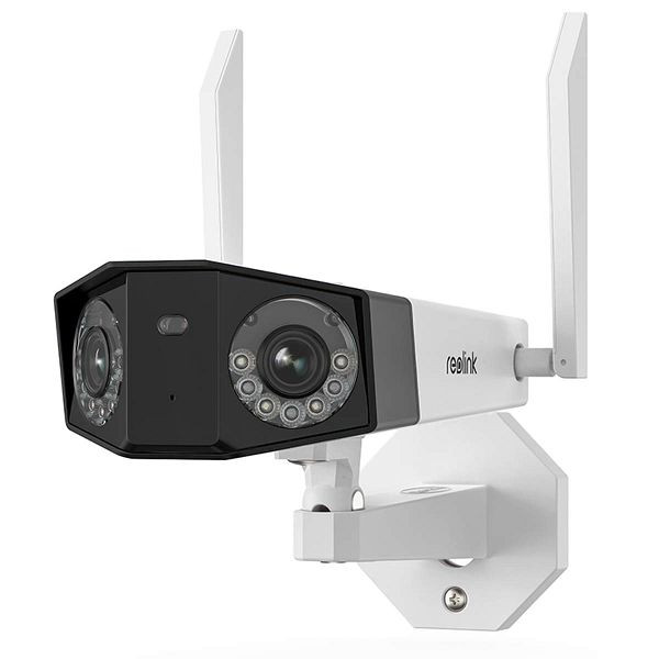 REOLINK Duo Series W730 intelligente 4K Dualband WLAN Überwachungskamera mit Next-Gen Wi-Fi 6, zwei Objektiven und 180° Panoramasicht, rlw73w