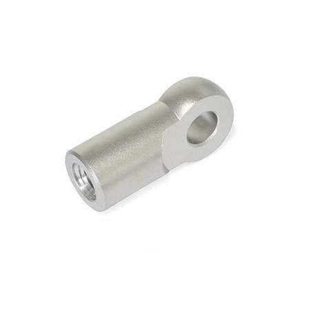 Ganter Gelenkstücke, Edelstahl (GN 752-16-M16-NI), VE: 5 Stück, 752-16-M16-NI