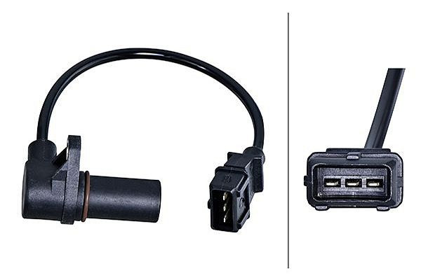 HELLA Impulsgeber, Kurbelwelle, 3-polig, Kabel: 225mm, 6PU 009 169-211