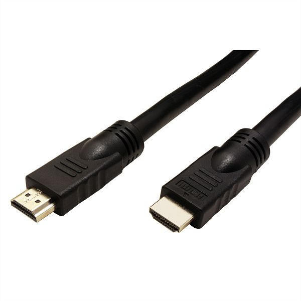 ROLINE UHD HDMI 4K Kabel, mit Repeater, 10 m, 14.01.3451