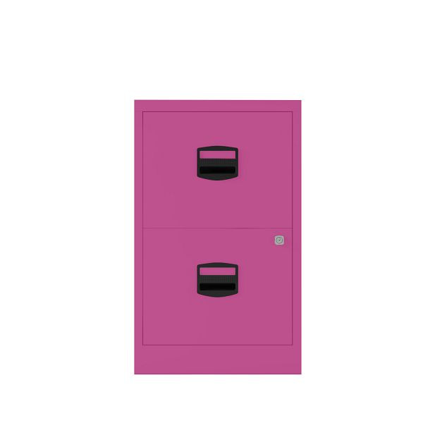 Bisley Home Hängeregistraturschrank PFA, 2 HR-Schubladen, 681 fuchsia, PFA2681