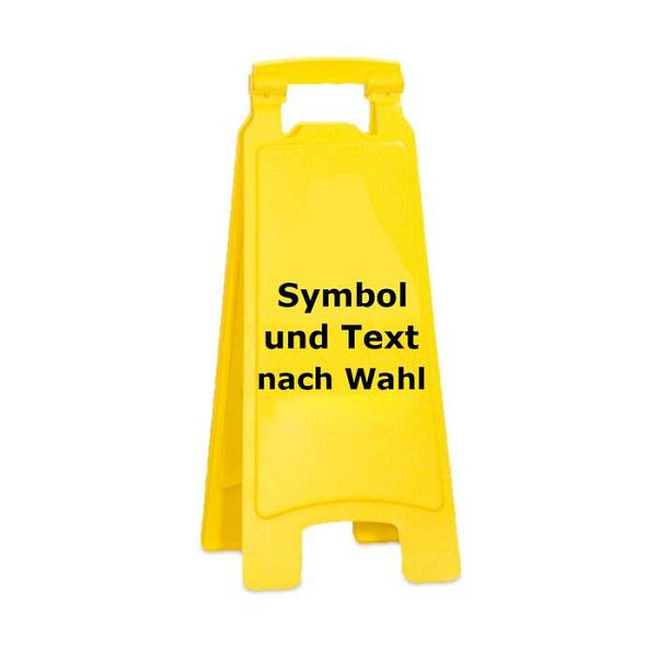 Stein HGS Warnaufsteller -Rubbermaid-, mit individueller Beschriftung, 673 mm, 90.9059
