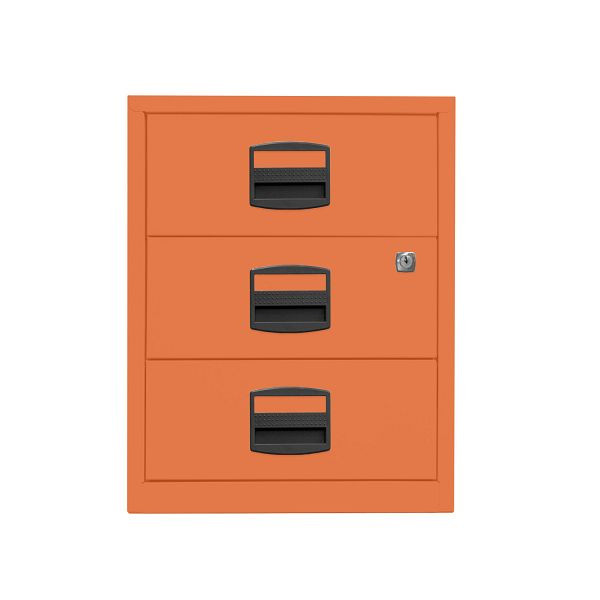 Bisley Home Rollcontainer PFA, 3 Universalschubladen, 603 orange, PFAM3S603